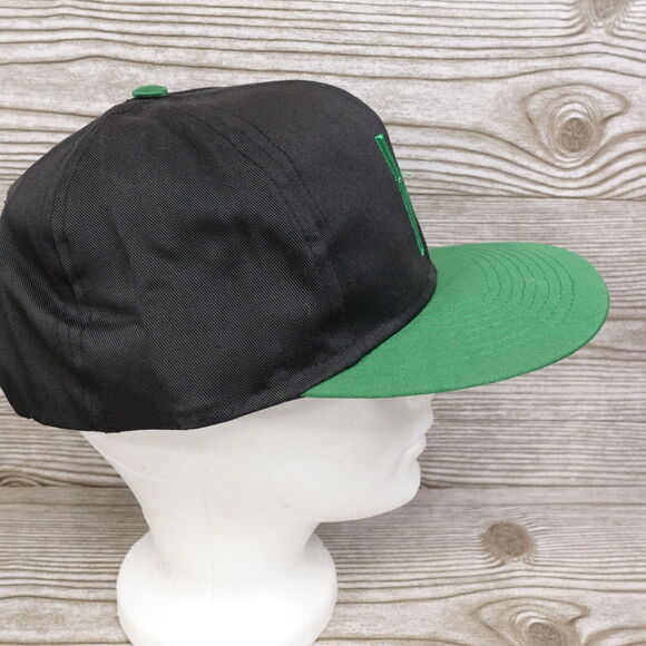 VINTAGE KOOL CIGARETTES PROMO BLACK GREEN SNAPBACK BASEBALL HAT CAP - Picture 5 of 8